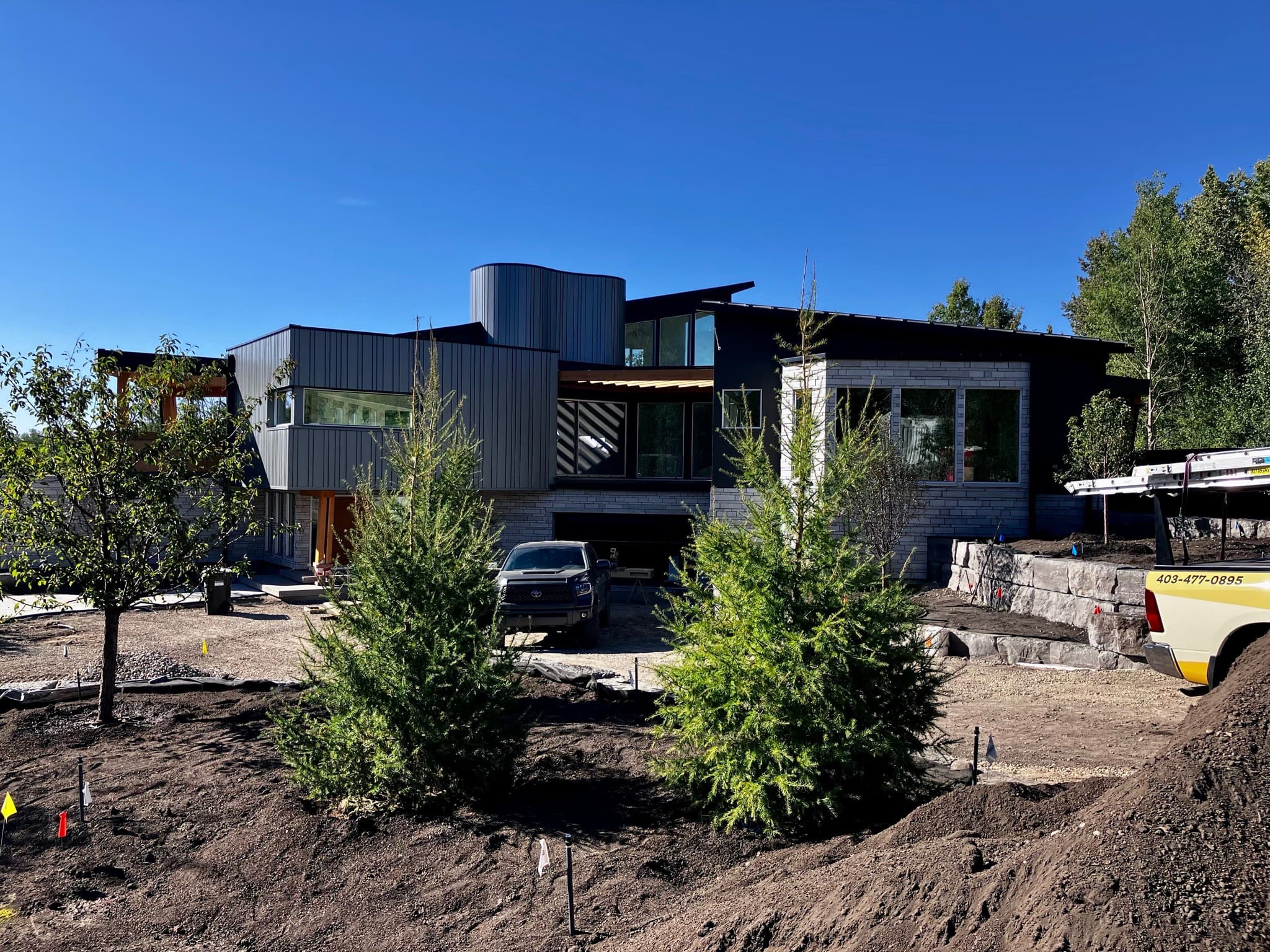 Post-construction window cleaning Calgary — new build